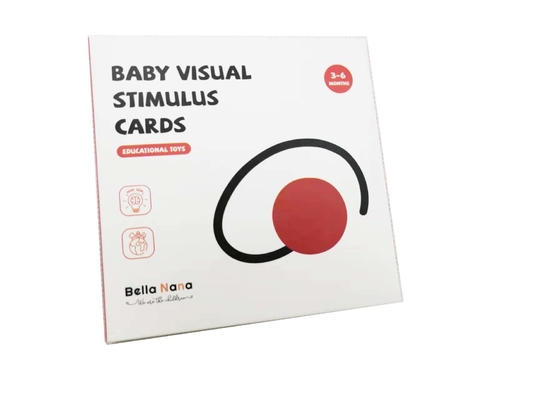 Thẻ kích thích thị giác trẻ sơ sinh 3-6 tháng Thẻ tương phản màu đen và trắng