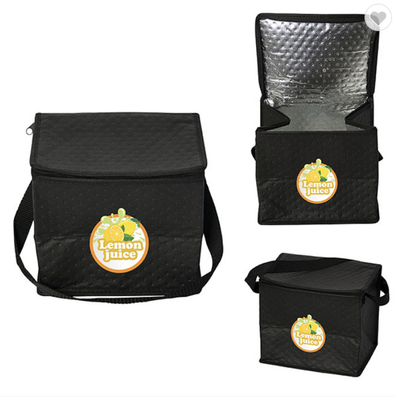 Túi làm mát cách nhiệt bằng lá nhôm Oxford Logo tùy chỉnh để giao hàng thực phẩm