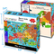Màu sắc Châu Âu Bản đồ 1000 Mảnh ghép hình Câu đố cho trẻ em 12+ Thanh thiếu niên Người lớn Gia đình